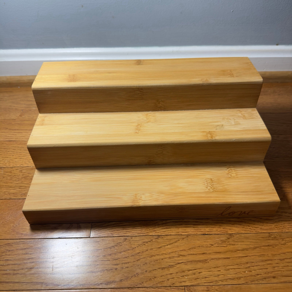 3-Tier Wooden Spice Rack by Ellen DeGeneres